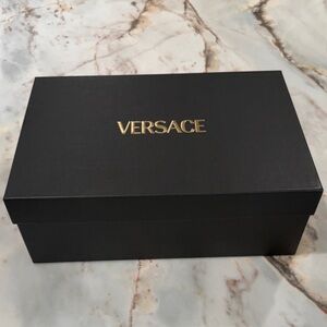 Versace Black Box with Gold Lettering